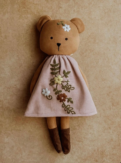 Evelyn the Embroidery Bear