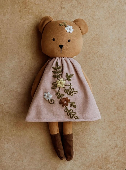 Evelyn the Embroidery Bear