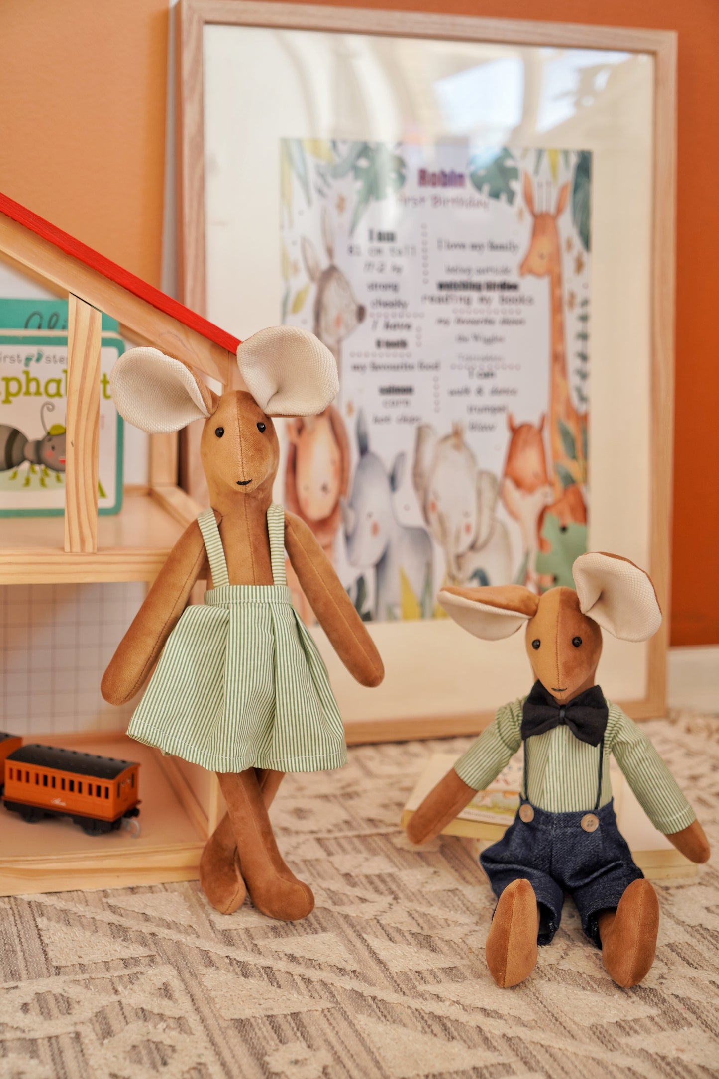 Meadowmint Mouse Family of 2