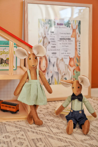 Meadowmint Mouse Family of 2